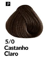 COLORAÇÃO CREME PERMANENTE Nº 5/0 CASTANH...
