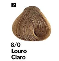 COLORAÇÃO CREME PERMANENTE Nº 8/0 LOURO C...