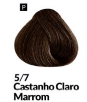 COLORAÇÃO CREME PERMANENTE Nº 5/7 CASTANH...