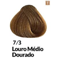 TONALIZANTE CREME 7/3 LOURO MÉDIO DOURADO