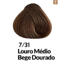 TONALIZANTE CREME 7/31 LOURO MÉDIO BEGE D...