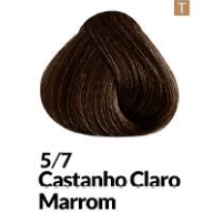 TONALIZANTE CREME 5/7 CASTANHO CLARO MARROM