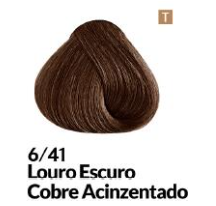 TONALIZANTE CREME 6/41 LOURO ESCURO COBRE...
