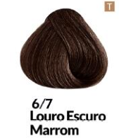 TONALIZANTE CREME 6/7 LOURO ESCURO MARROM...