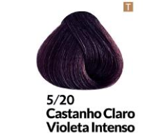 TONALIZANTE CREME 5/20 CASTANHO CLARO VIO...